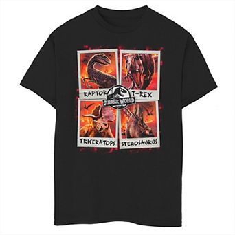 Boys 6-20 Jurassic World Two Dino Vacation Polaroids Graphic Tee