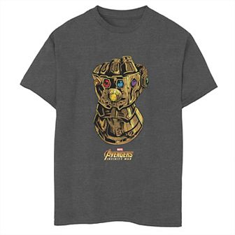 Boys 8-20 Marvel Avengers Infinity War Gauntlet Gems Graphic Tee