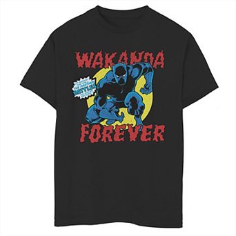 Boys 6-20 Marvel Black Panther Vintage Battle Pose Graphic Tee
