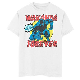 Boys 8-20 Marvel Black Panther Vintage Battle Pose Graphic Tee