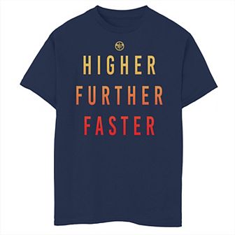 Boys 8-20 Marvel Captain Marvel Higher Further Faster Graphic Tee