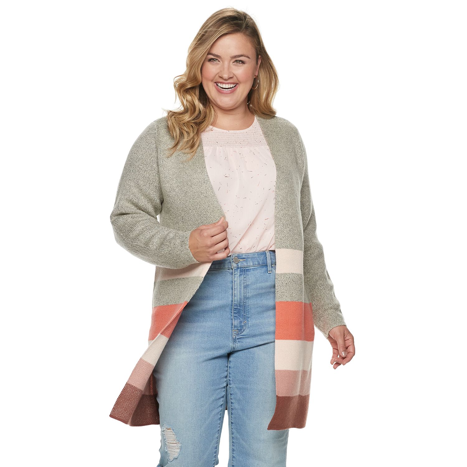 kohls womens plus size sweaters