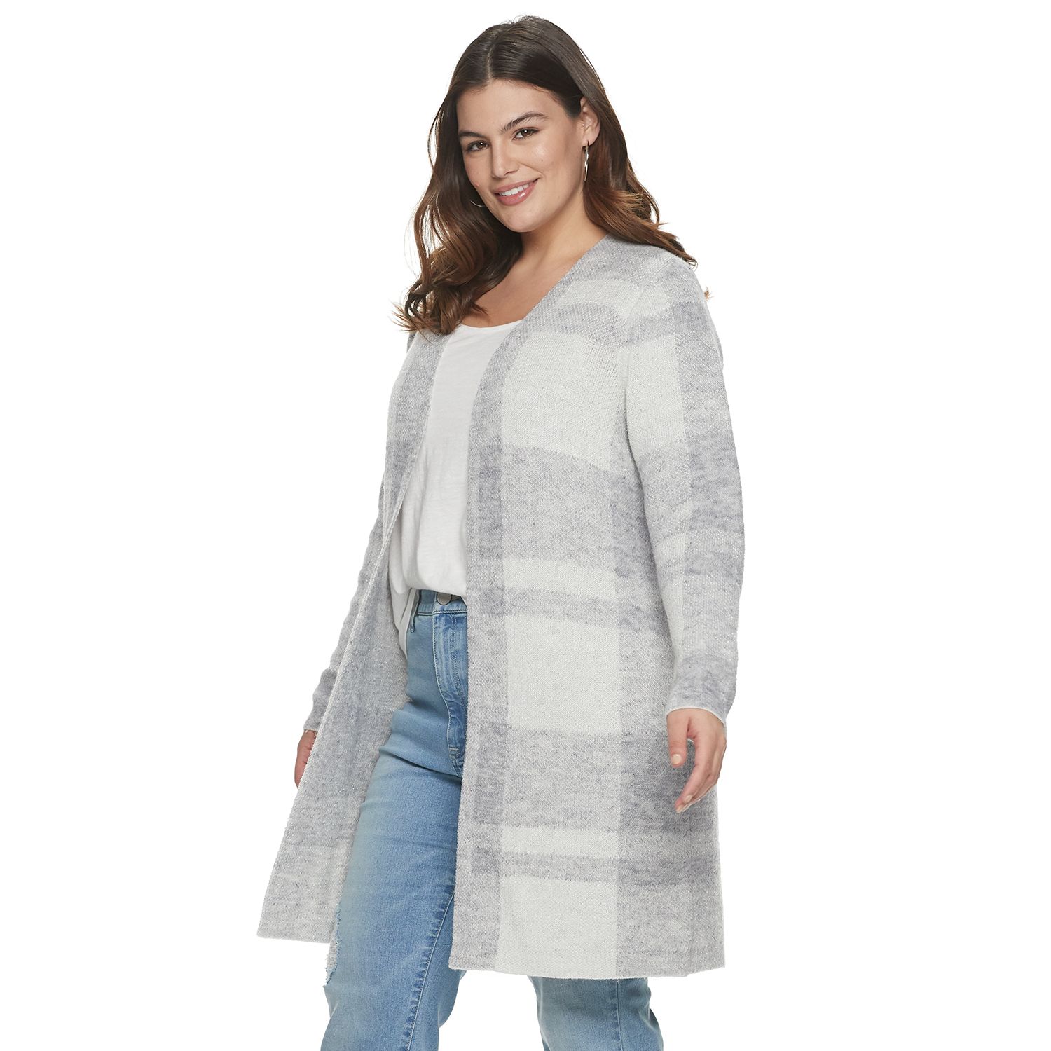 women's plus size coatigans