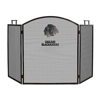 Chicago Blackhawks Fireplace Screen