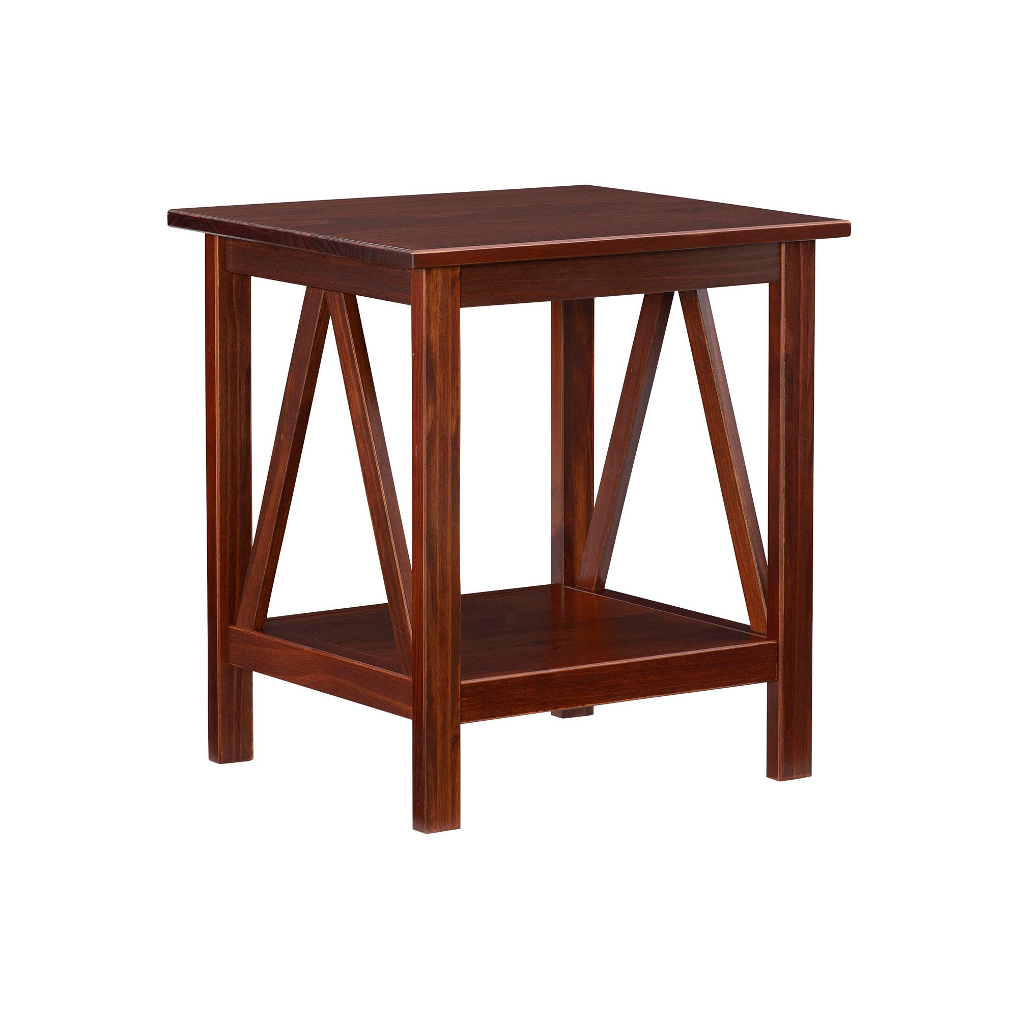 Linon Titian End Table, Brown