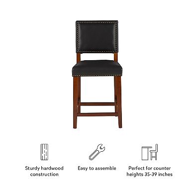Linon Brook Counter Stool