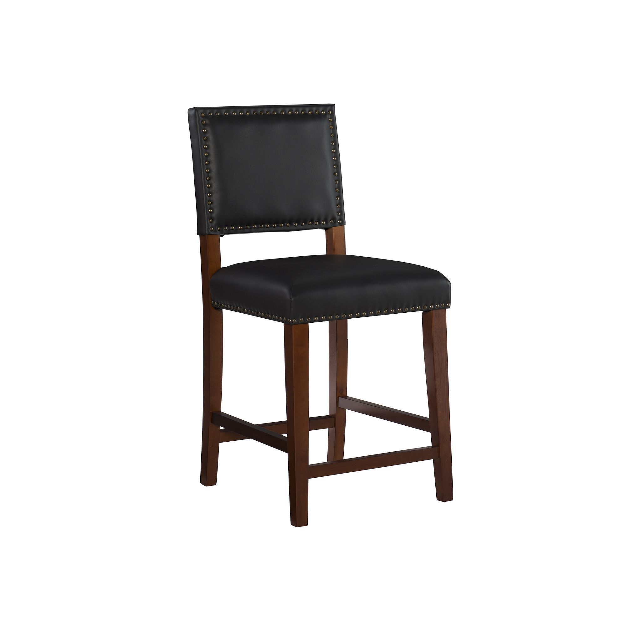 Linon Brook Counter Stool, Black