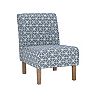 Linon Coco Casual Gray Accent Chair in the Chairs department at