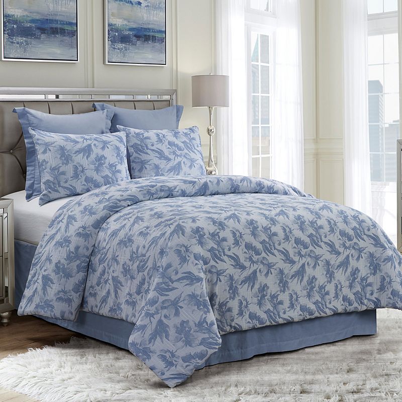 30259374 Donna Sharp Almaria Comforter Set, Blue, Queen sku 30259374