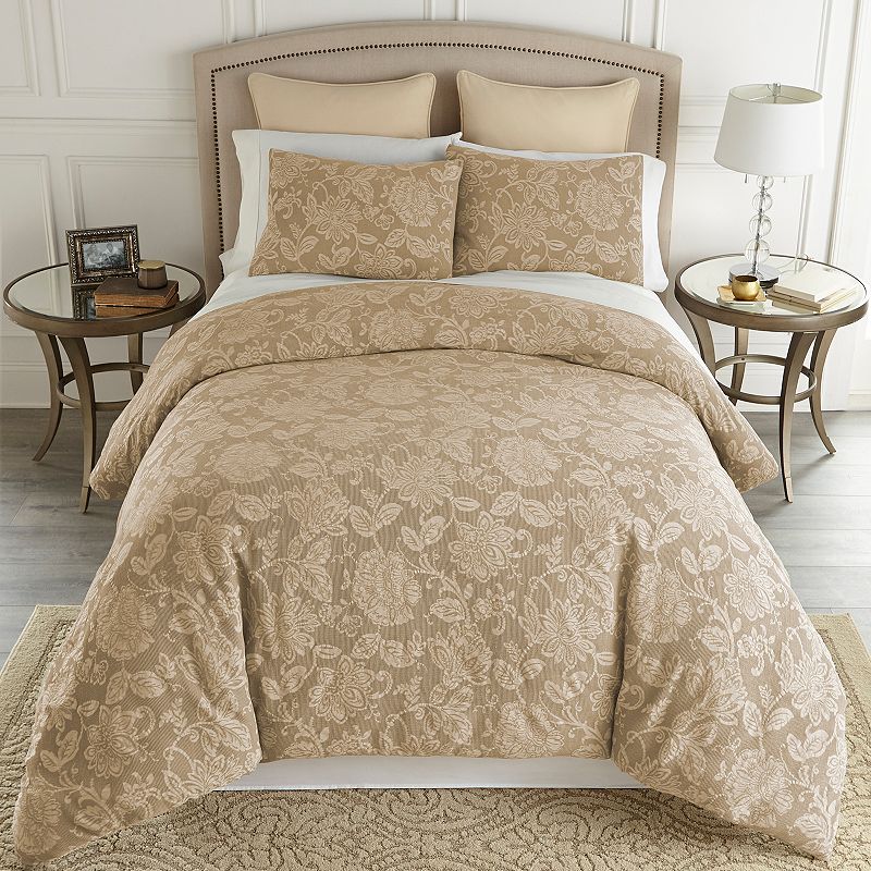 49156789 Donna Sharp Amadora Comforter Set, Beig/Green, Que sku 49156789