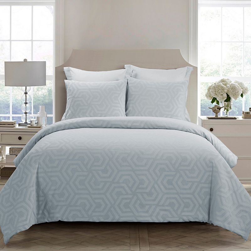 70621338 Donna Sharp Seville Comforter Set, Blue, King sku 70621338