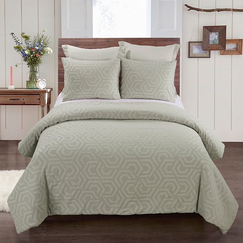 Donna Sharp Seville Comforter Set, Green, Queen