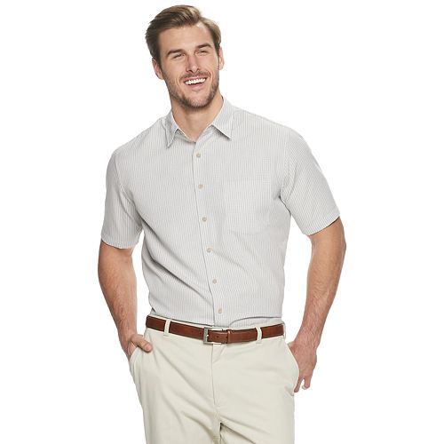 microfiber button down shirt