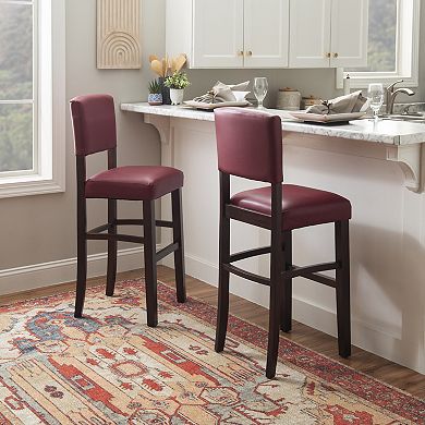 Linon Monaco Gray Counter Stool