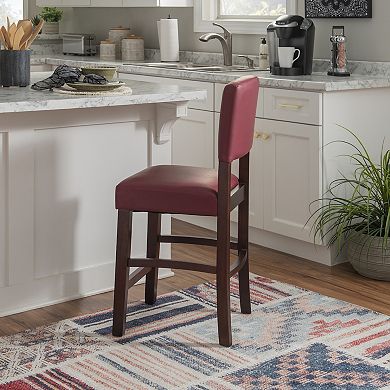 Linon Monaco Gray Counter Stool