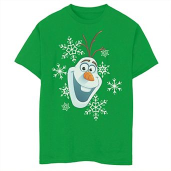 Disney's Frozen 2 Boys 8-20 Olaf Smile Snowflake Christmas Graphic Tee