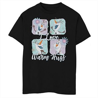 Disney's Frozen 2 Boys 8-20 Olaf Love Warm Hugs Colorful Graphic Tee