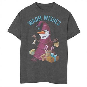 Disney's Frozen 2 Boys 8-20 Olaf Warm Wishes Christmas Tree Graphic Tee