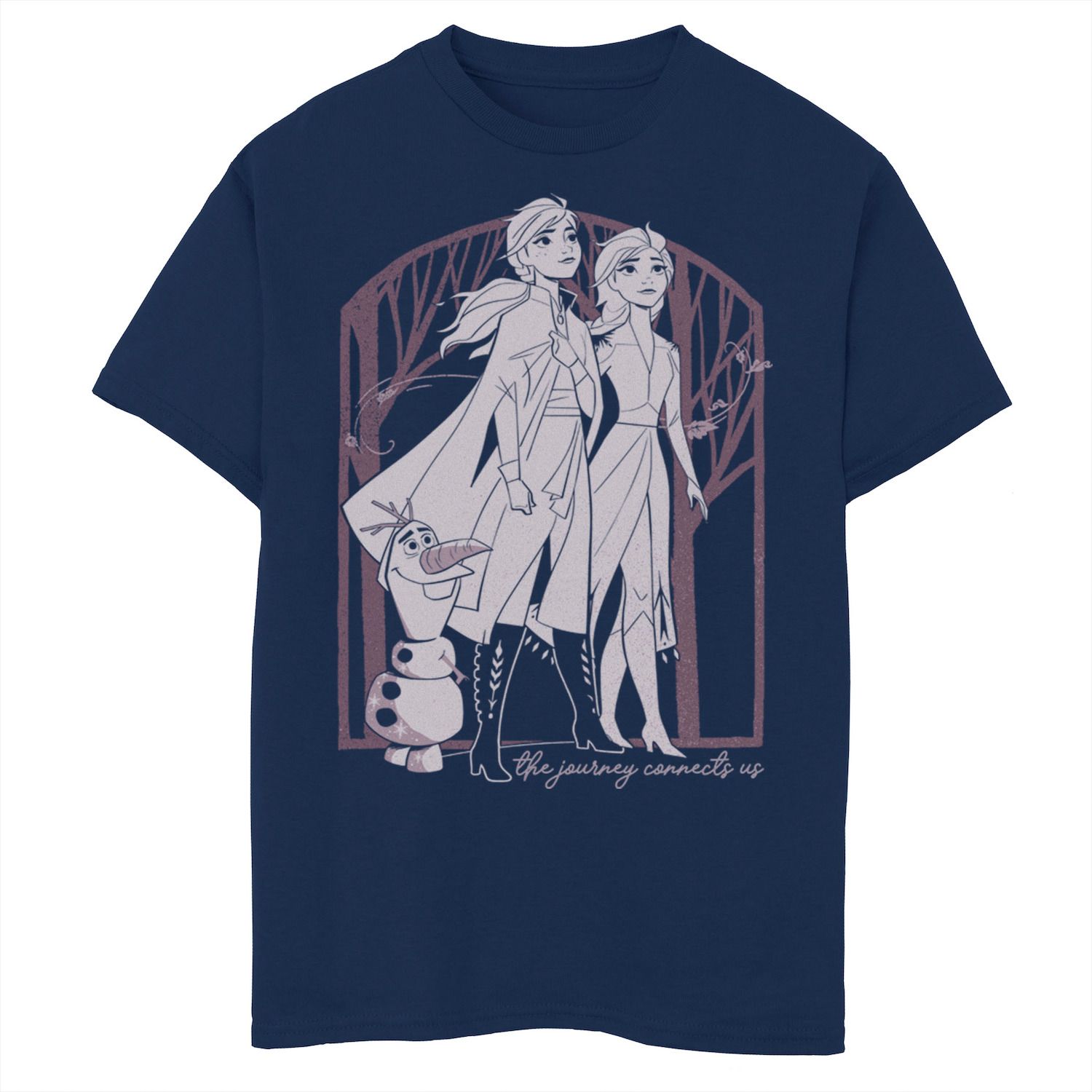 Image for Disney 's Frozen 2 Boys 8-20 Elsa Anna Olaf The Journey Connects Us Graphic Tee at Kohl's.