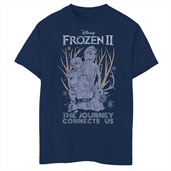 Disney's Frozen 2 Boys 8-20 We Can Face Anything Group Shot Graphic Tee