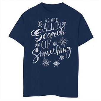 Disney's Frozen 2 Boys 8-20 in Search Of Something Snowflakes Graphic Tee