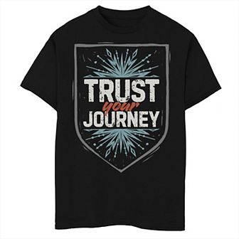 Disney's Frozen 2 Boys 8-20 Trust Your Journey Crest Graphic Tee
