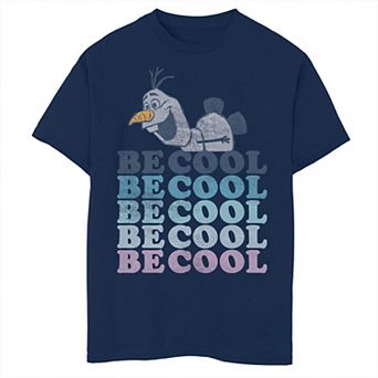 Disney's Frozen 2 Boys 8-20 Olaf Be Cool Colorful Word Stack Graphic Tee