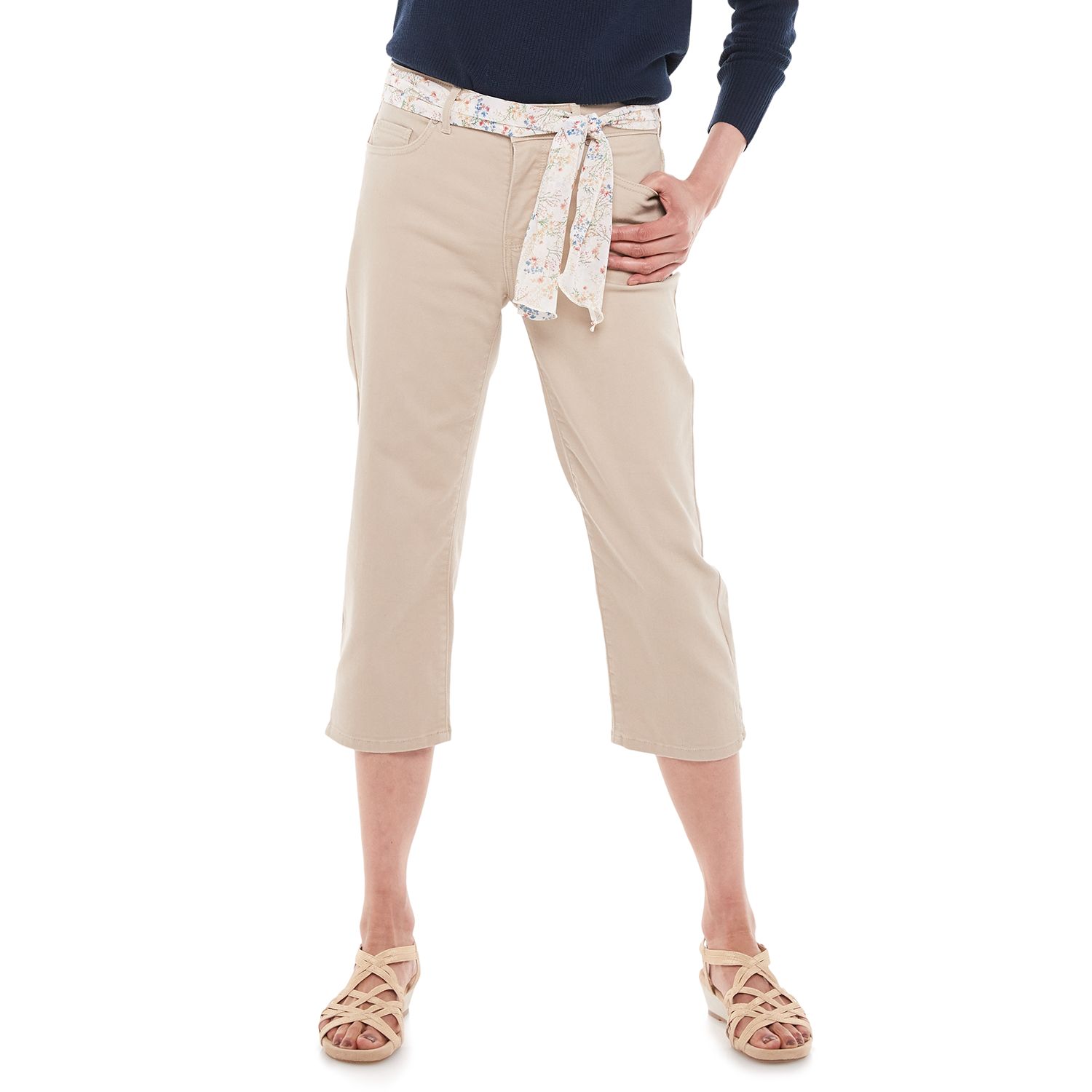 kohl's croft and barrow capris