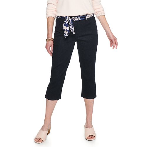 Women's Croft & Barrow® Comfort Waist Capri Jeans