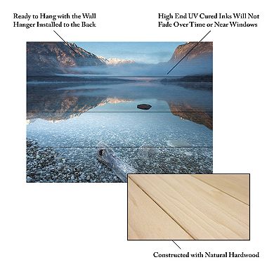 Trademark Fine Art 'Bohinjs Tranquility' Wood Slat Art