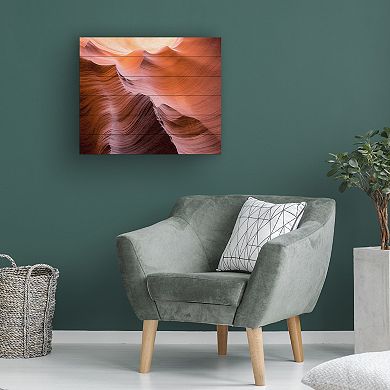 Trademark Fine Art 'Smooth II' Wood Slat Art