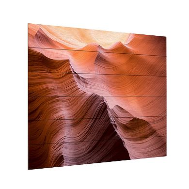 Trademark Fine Art 'Smooth II' Wood Slat Art