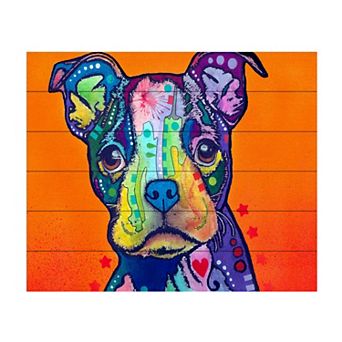 Trademark Fine Art 'On My Own' Wood Slat Art