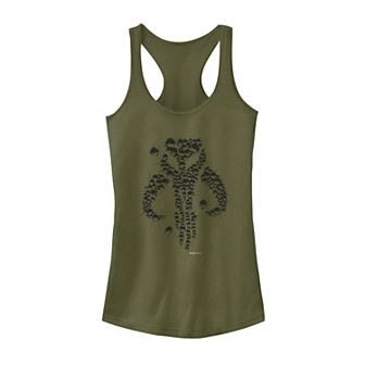 Juniors' Star Wars The Mandalorian Mythosaur Bullet Hole Tank Top