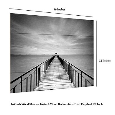 Trademark Fine Art 'Withstand' Wood Slat Art