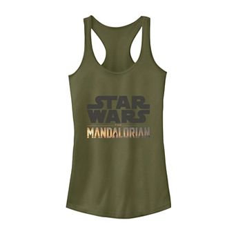 Juniors' Star Wars The Mandalorian Logo Tank Top