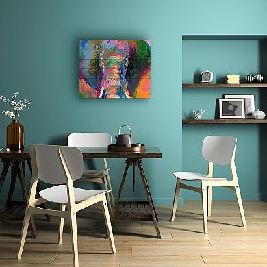 Trademark Fine Art 'Elephant 2' Wood Slat Art