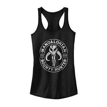 Juniors' Star Wars The Mandalorian Mythosaur Skull Sigil Tank Top