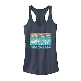 Juniors' Disney's Frozen 2 Arendelle Silhouette Poster Tank Top