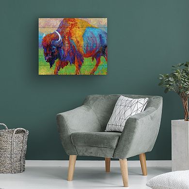 Trademark Fine Art 'Journey Unknown' Wood Slat Art