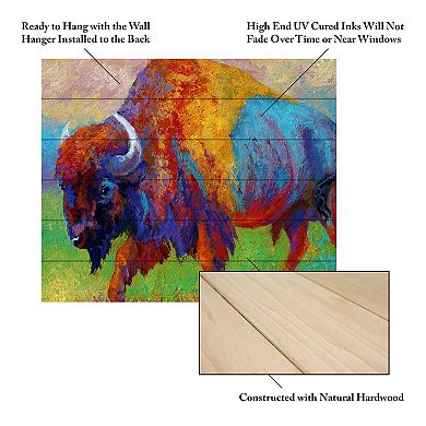 Trademark Fine Art 'Journey Unknown' Wood Slat Art