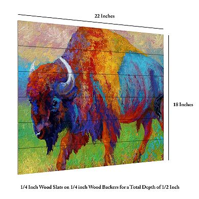 Trademark Fine Art 'Journey Unknown' Wood Slat Art
