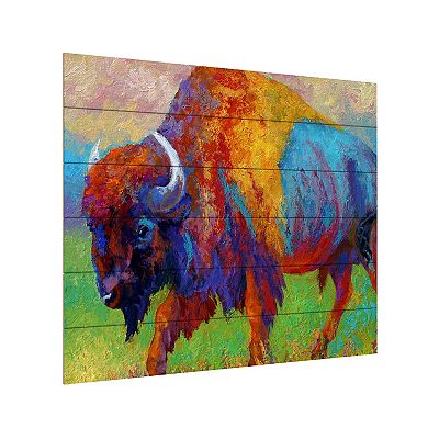 Trademark Fine Art 'Journey Unknown' Wood Slat Art