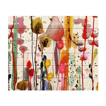 Trademark Fine Art 'Ce Doux Matin' Wood Slat Art