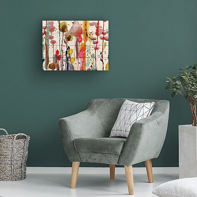 Trademark Fine Art 'Ce Doux Matin' Wood Slat Art