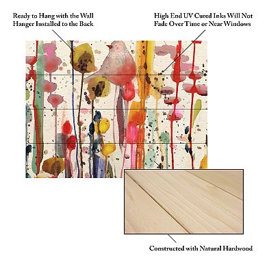 Trademark Fine Art 'Ce Doux Matin' Wood Slat Art