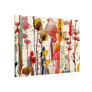 Trademark Fine Art 'Ce Doux Matin' Wood Slat Art