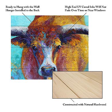 Trademark Fine Art 'Wide Spread' Wood Slat Art