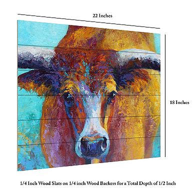Trademark Fine Art 'Wide Spread' Wood Slat Art