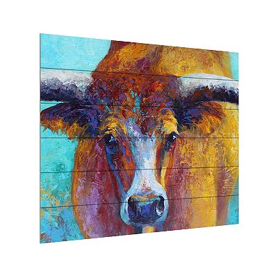 Trademark Fine Art 'Wide Spread' Wood Slat Art